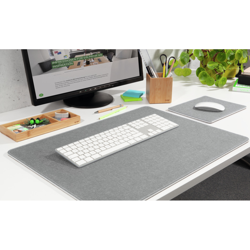 Schreibtisch, Tastatur, Mauspad, Schreibtischzubehör, Monitor
