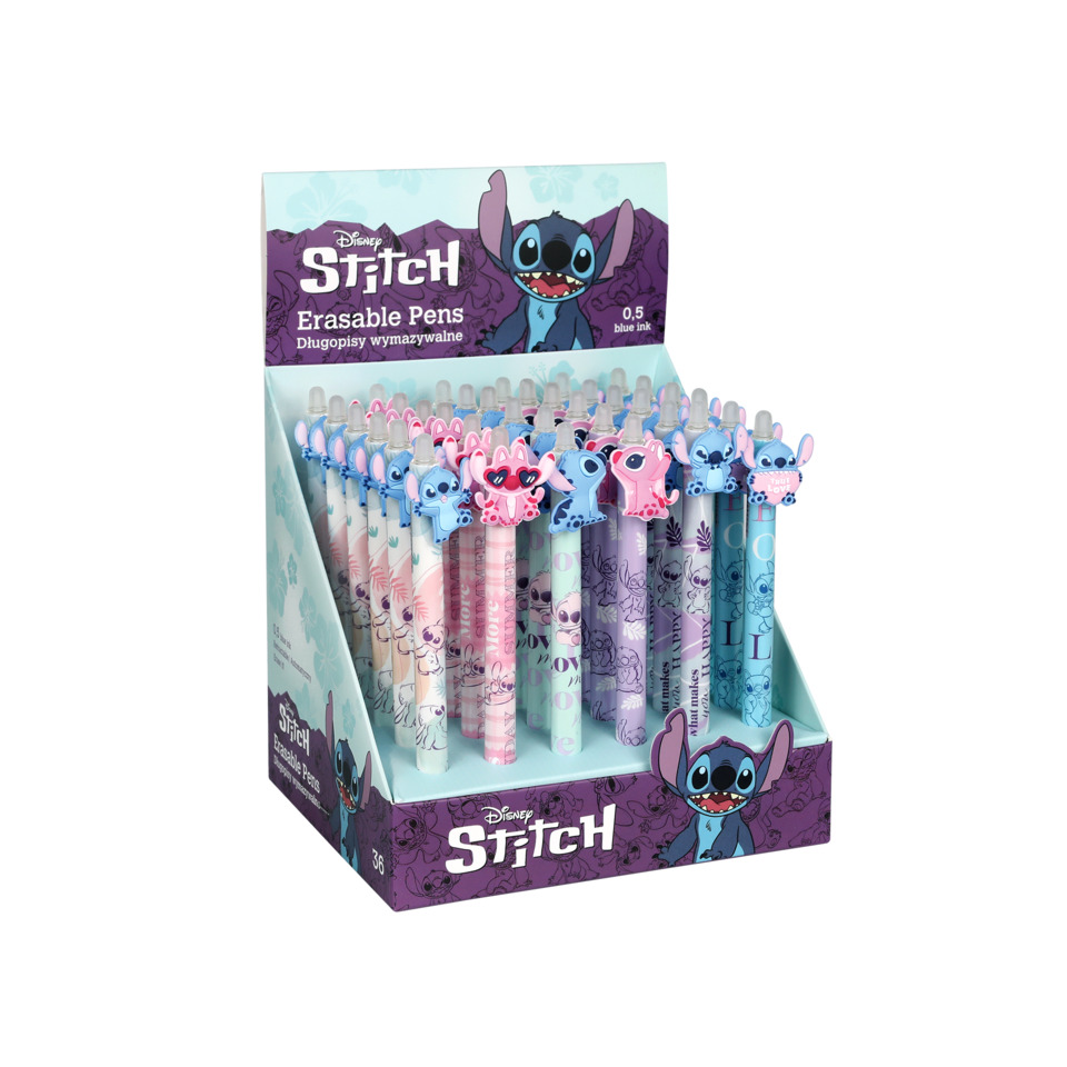 löschbare Stifte, Stitch, Stiftset, bunte Stifte, Charakterstifte