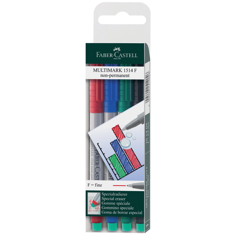Multimarkera, Farbmarker, Filzstifte, Marker Set, Faber-Castell