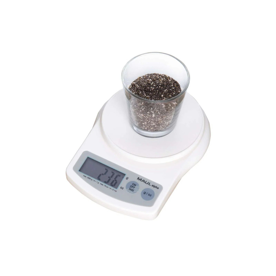 Küchenwaage, digitale Waage, Messbecher, Kaffee/ Gewürze, Glasbehälter