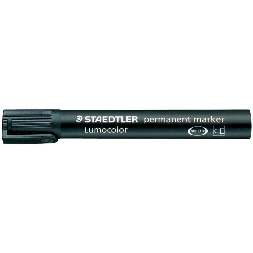 Permanentmarker, Lumocolor, Markerstift, Schwarz, Dry Safe