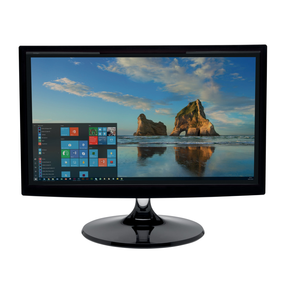 Monitor, LCD, Desktop, Schwarzer Standfuß, Bildschirm