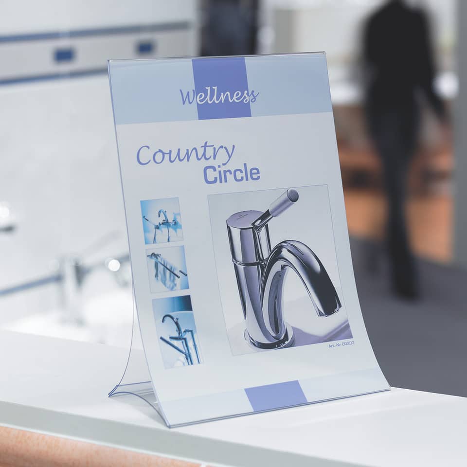 Sinken, Waschbeckenhahn, Werbung