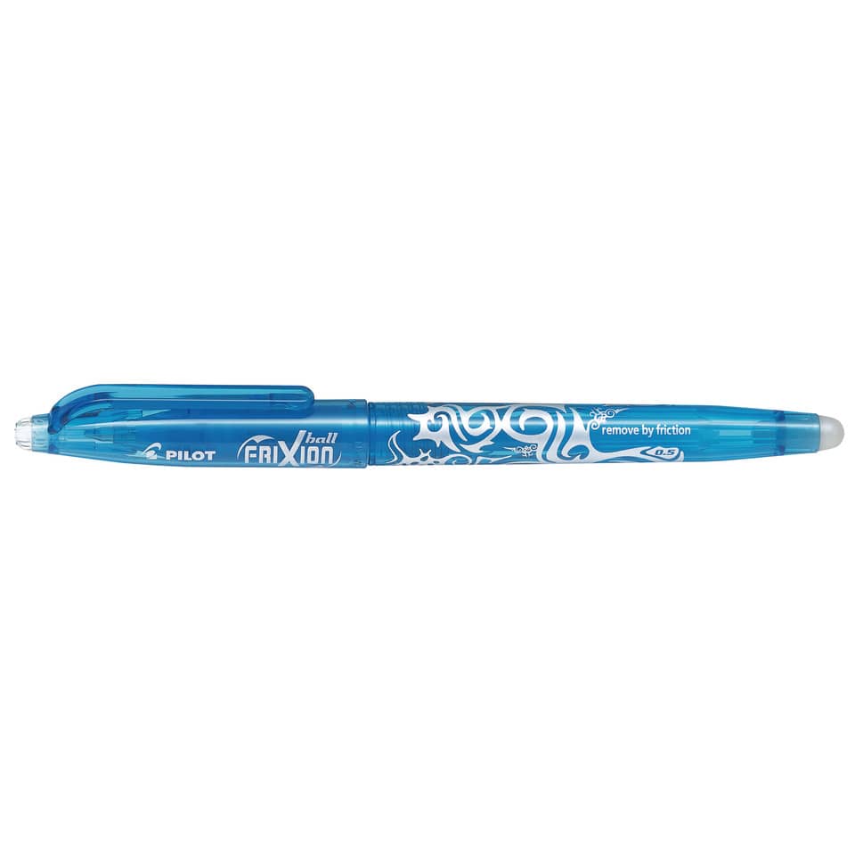 Kugelschreiber, Gelschreiber, Blau, Transparenter Kunststoff, Stift mit Clip
