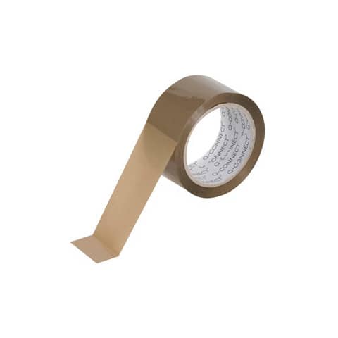 Packband, 50mmx66m, 6 Stück,  braun Q-CONNECT KF04381