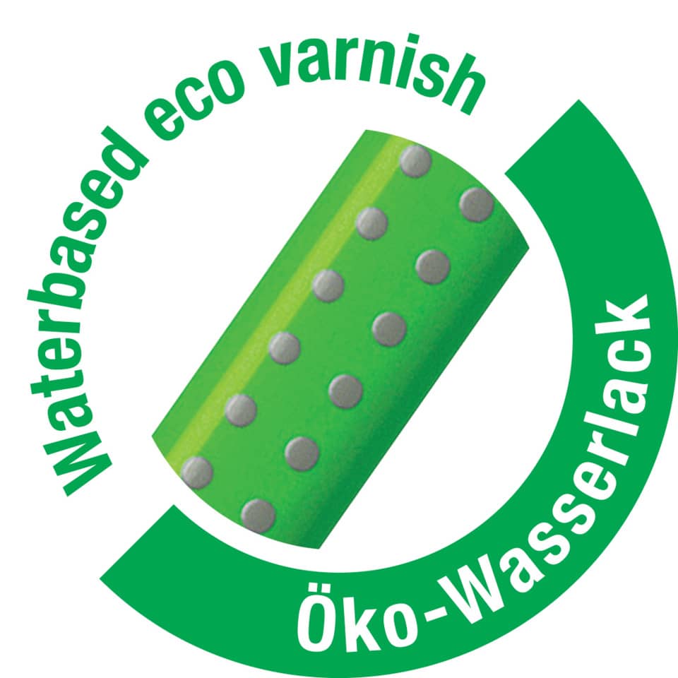 Öko-Wasserscheibe, Varnish, Grün, Wachskraft, Nachdruck