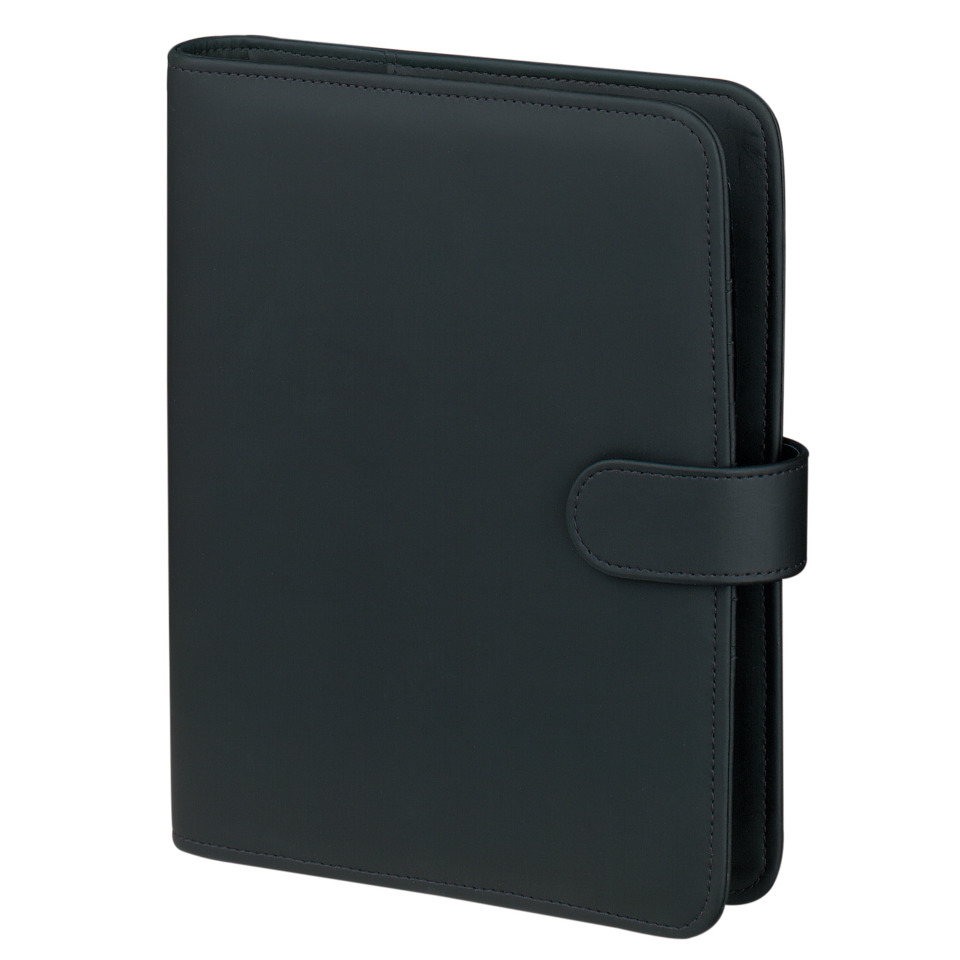 notebook, wallet, binder, closure, leder, dunkel