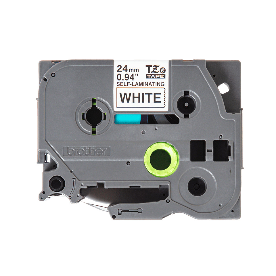 Kassette, Tape, Self-laminating, White, 24 mm