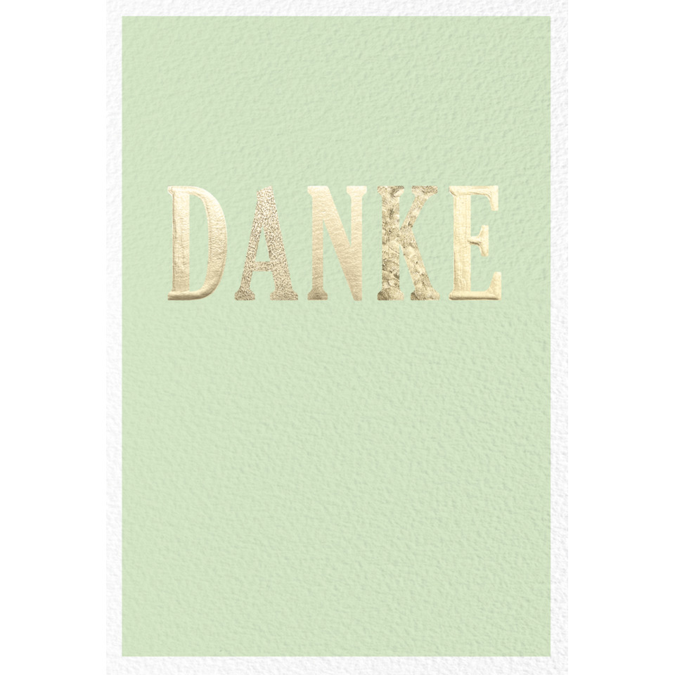 Grußkarte, Dankeskarte, Karte, Grün, Papier