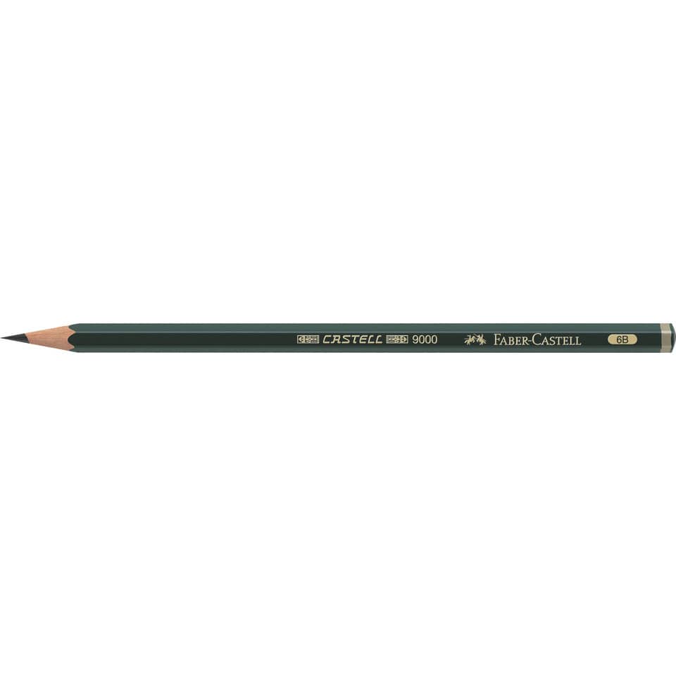 Bleistift, Holzbleistift, 6B, Faber-Castell, Grafitstift
