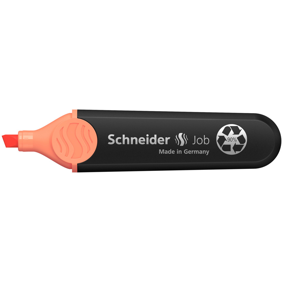 Marker, Permanent marker, Highlighter, Plastic casing, Orange cap