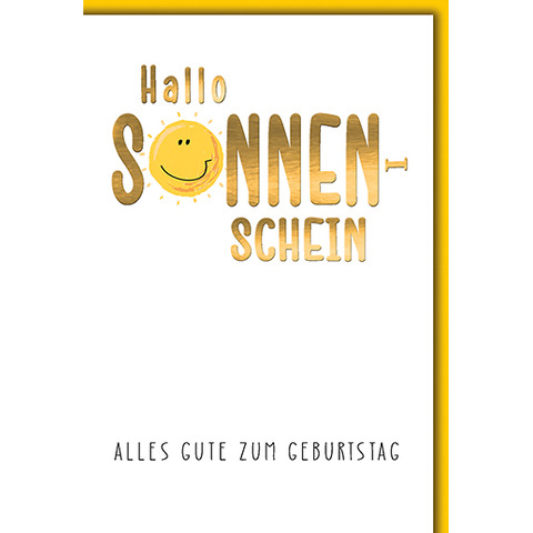 Geburtstagskarte Braun+ Company 5000-24111