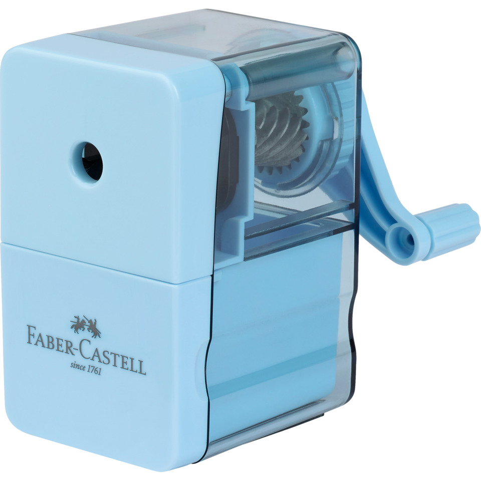 Bleistiftspitzer, manueller Spitzer, blau, Kunststoff, Faber-Castell