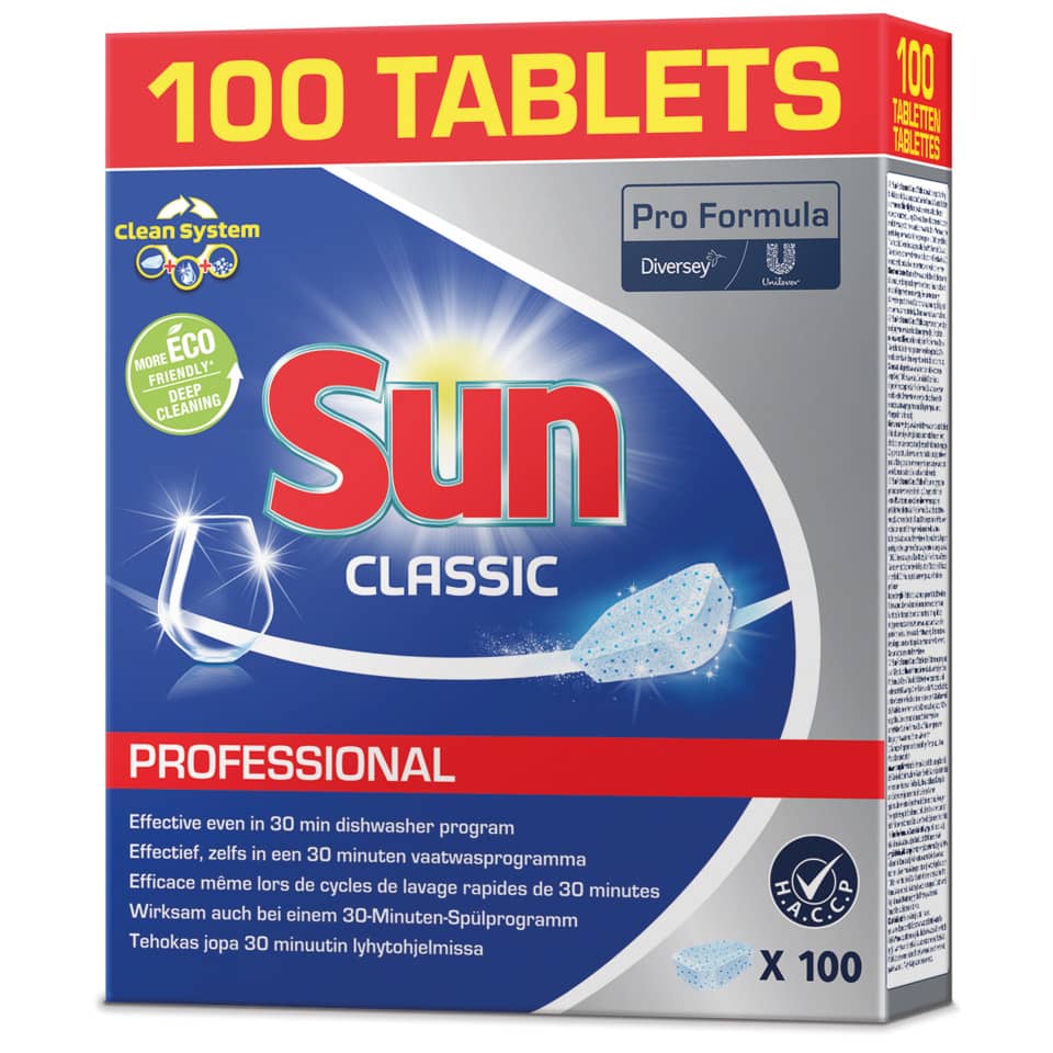 Tabletten, Reiniger, Spülmaschinentabs, Sun Classic, Professional
