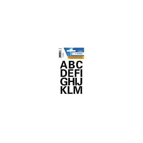 Etiketten A-Z, 25mm, wetterfest, 28 Stück, schwarz HERMA 4167