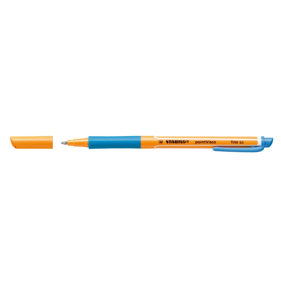 Kugelstift, Filzstift, Stabilo, orange blau, Feine Spitze