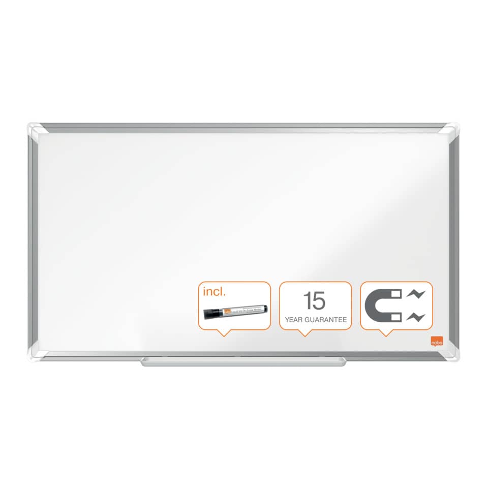 whiteboard, trocken abwischbar, rahmen, magnetisch, marker enthalten