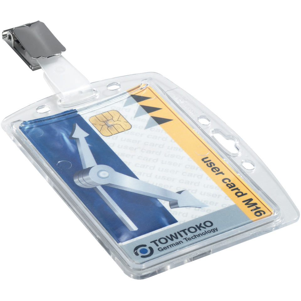 wallet, ID card holder, card case, klarsicht, hakenclip