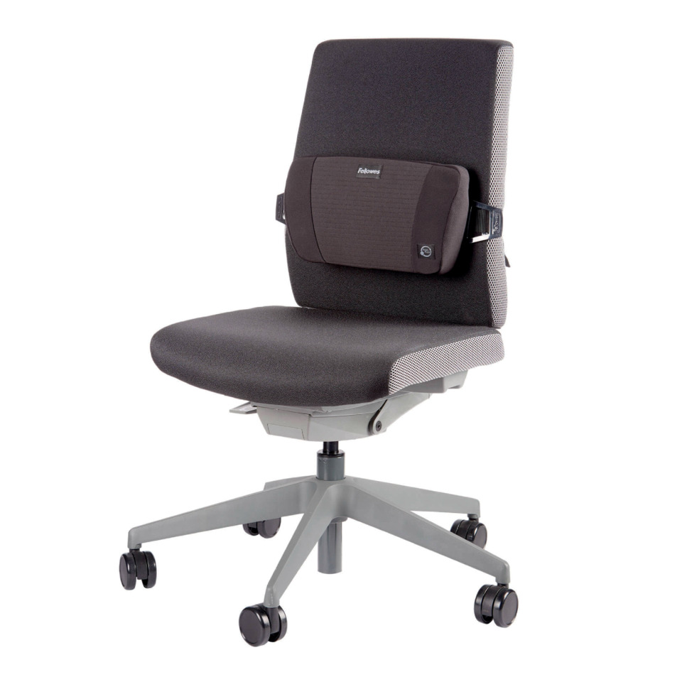 bürostuhl, drehstuhl, stuhl mit rollen, mittelgrau, rückenstütze kühlings