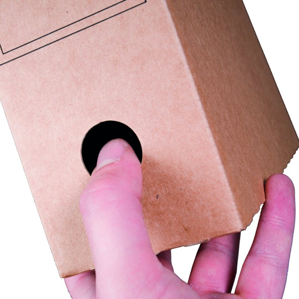 Kartonage, Paketbox, Kartonbox, Öffnung, Lagerung