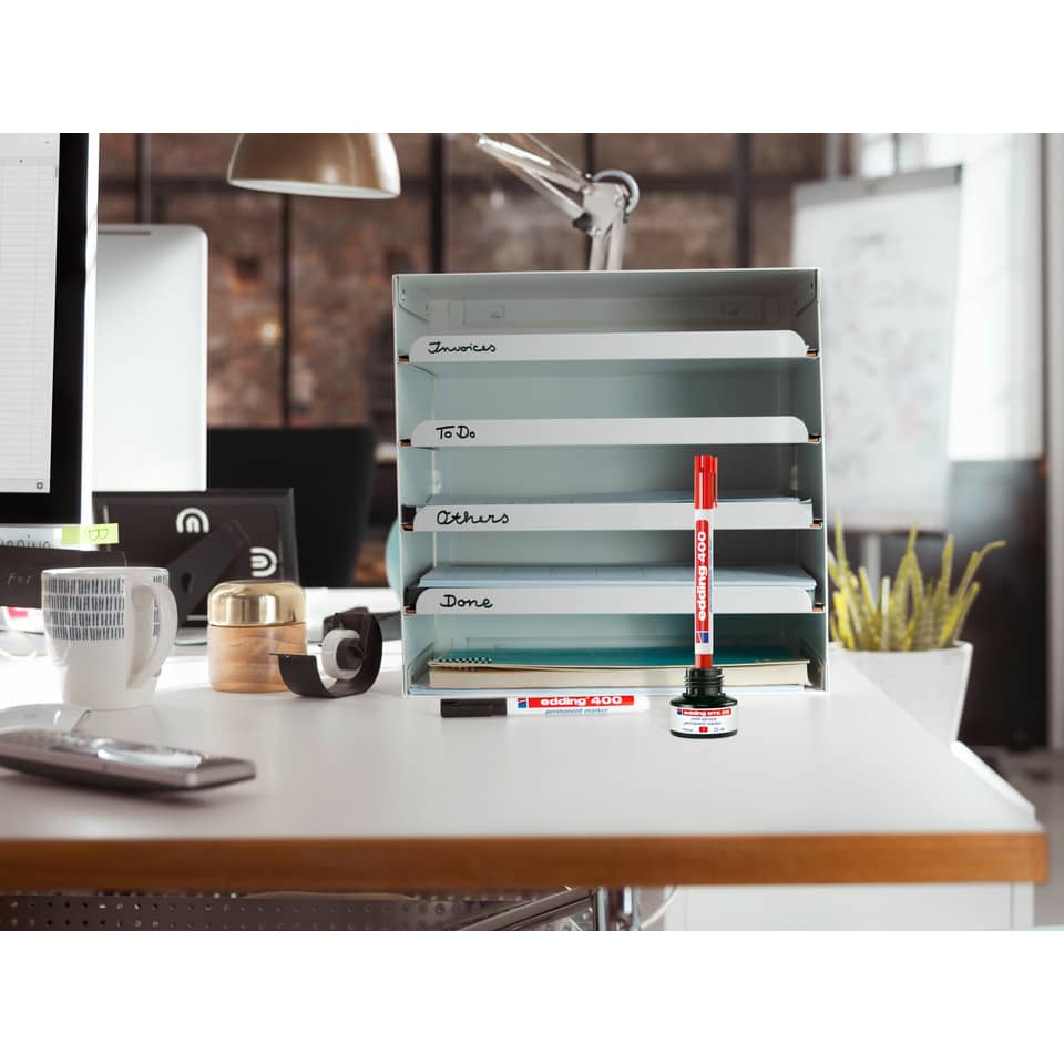 Büro-Organizer, Ablageordner, Schreibtisch, Marker, Klebeband