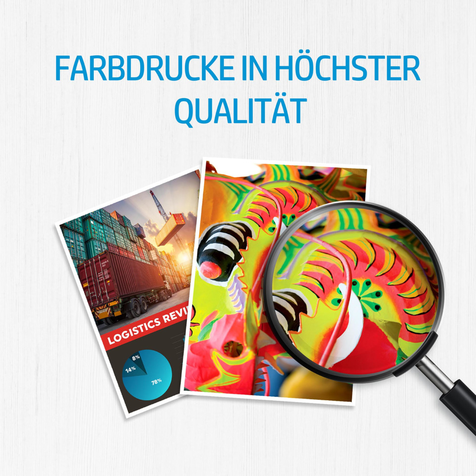 druck, farbige bilder, lupe, collage, poster