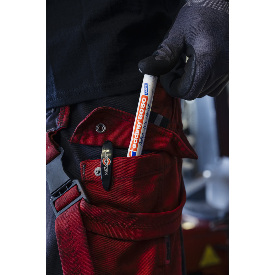 Arbeitsgürtel, Werkzeugtasche, Gürtel-Holster, Taschenmesser, Handschuh, Stift, Sicherheitsausrüstung