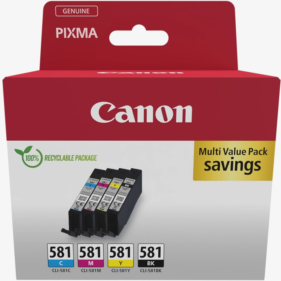 Canon, Tintenpatronen, Mehrfachpack, Farbtinten, Farbset