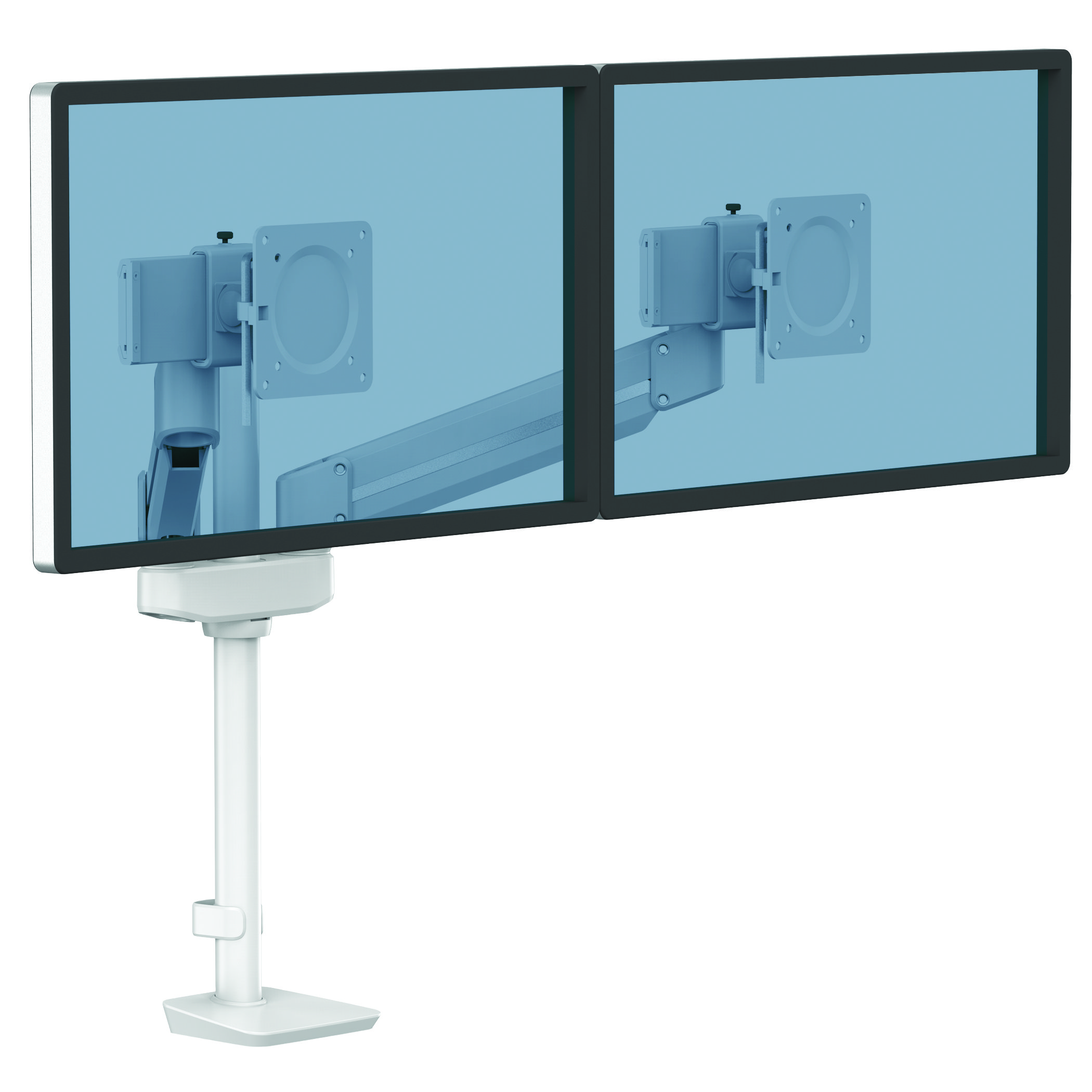 Tallo Modular™ Doppel Monitorarm 2MS, weiß