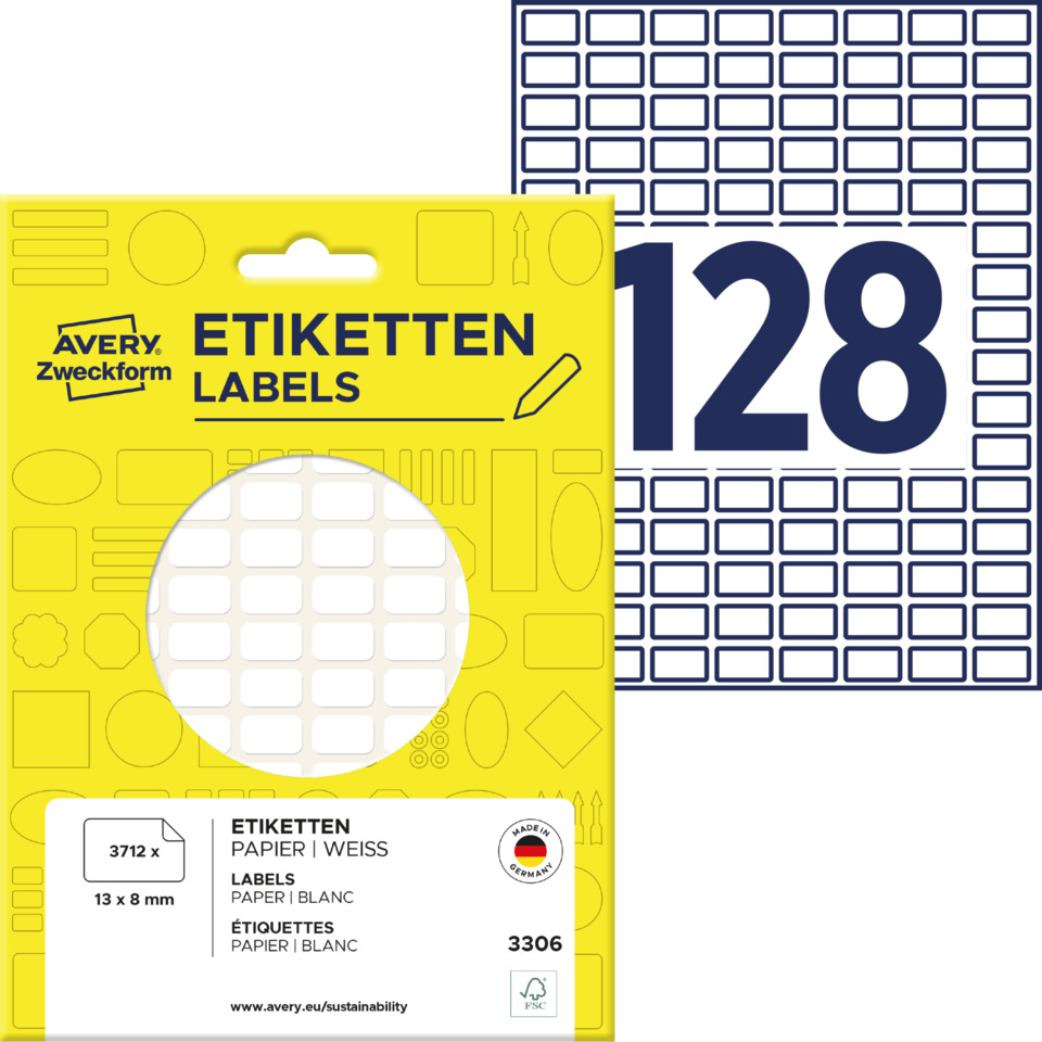 Etiketten, Labels, Papier, Weiß, Druckorkung