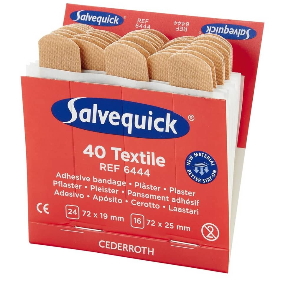 Textilgebandage,  adhesive bandage, textile patch, cremefarbene Bandage, multikupfer?