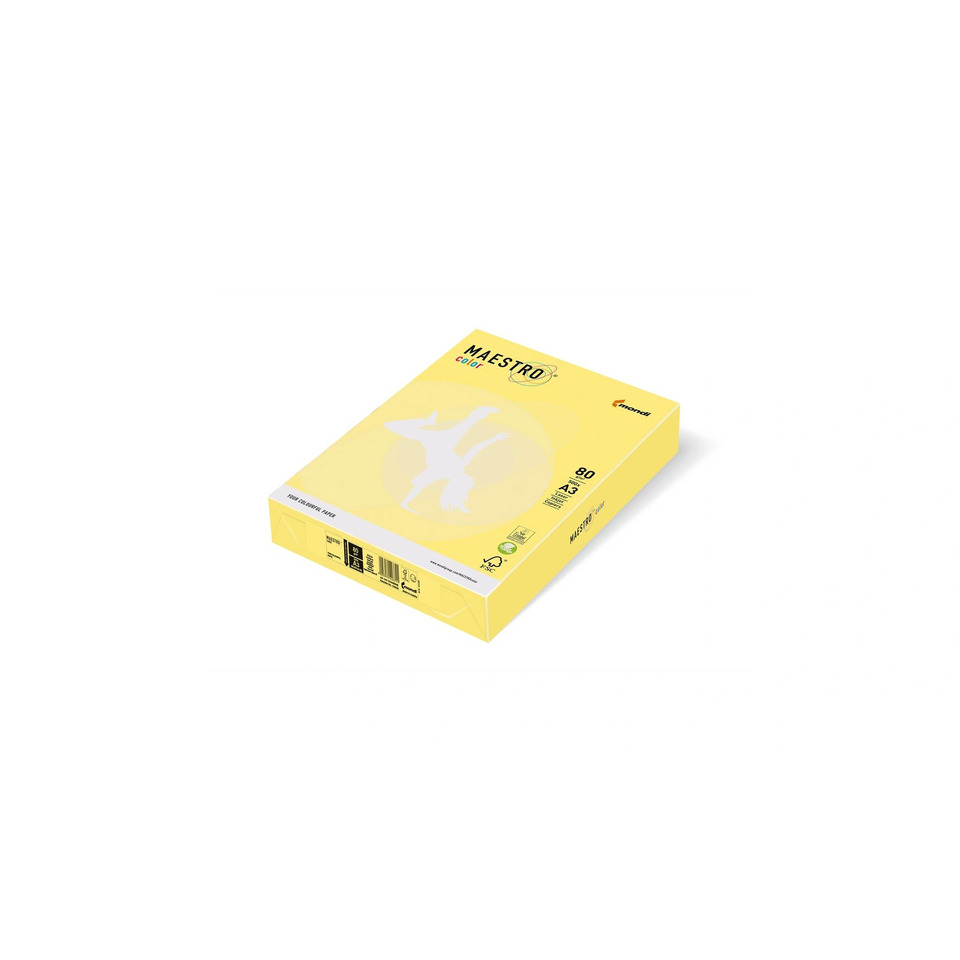 Schulpapier, Kopierpapier, A4, 80 g/m², gelb