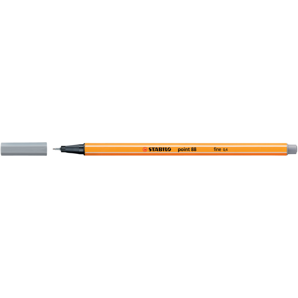 Marker, Permanent marker, Orange, Fine point, Stift