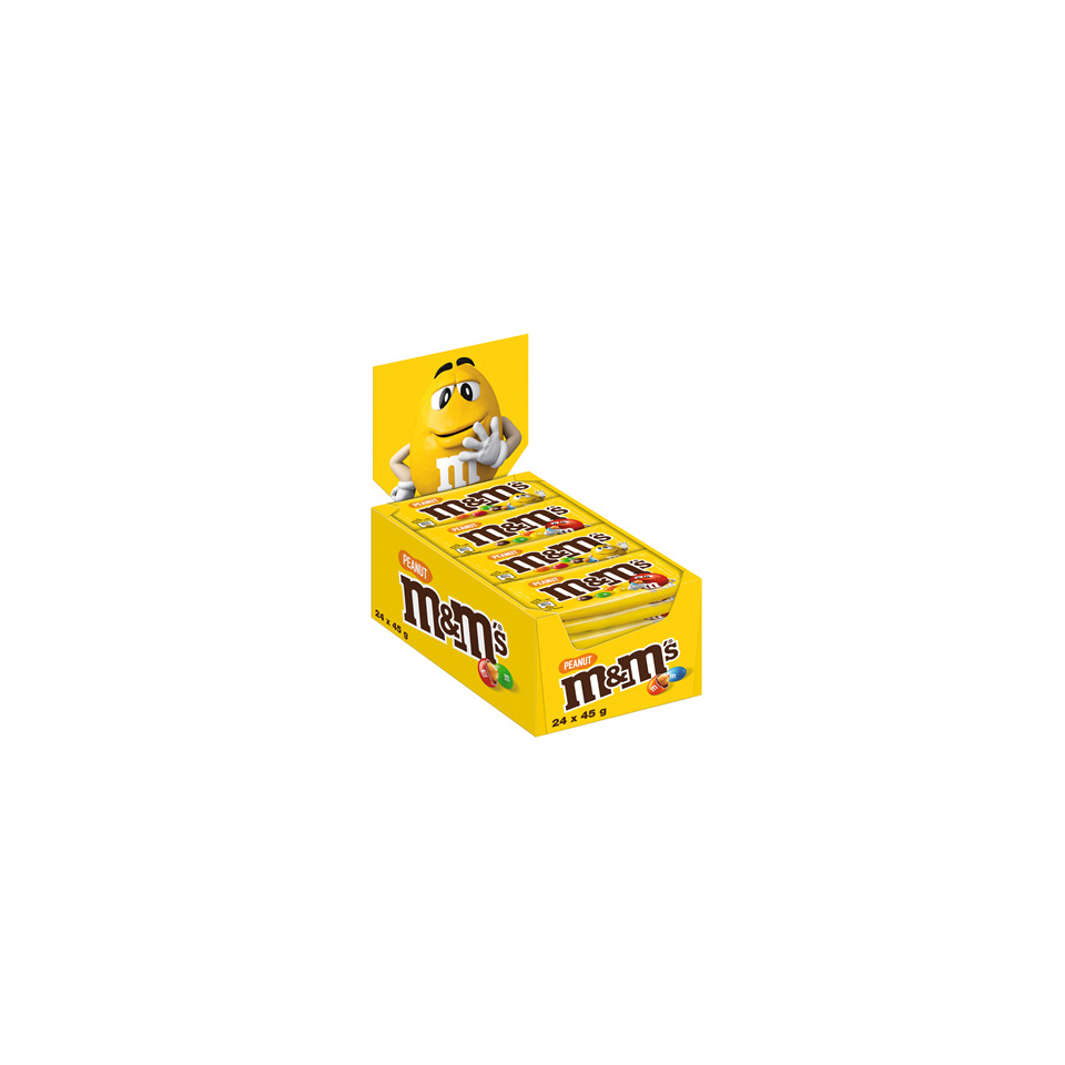 M&M's, Erdnuss, Schachtel, Snack, Karton
