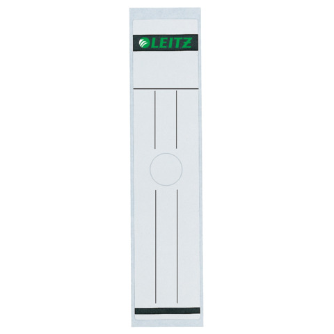 Hängeordner-Rückenschild selbstklebend, 61 x 297 mm, breit/lang, 10 Stück, grau LEITZ 6093-00-85