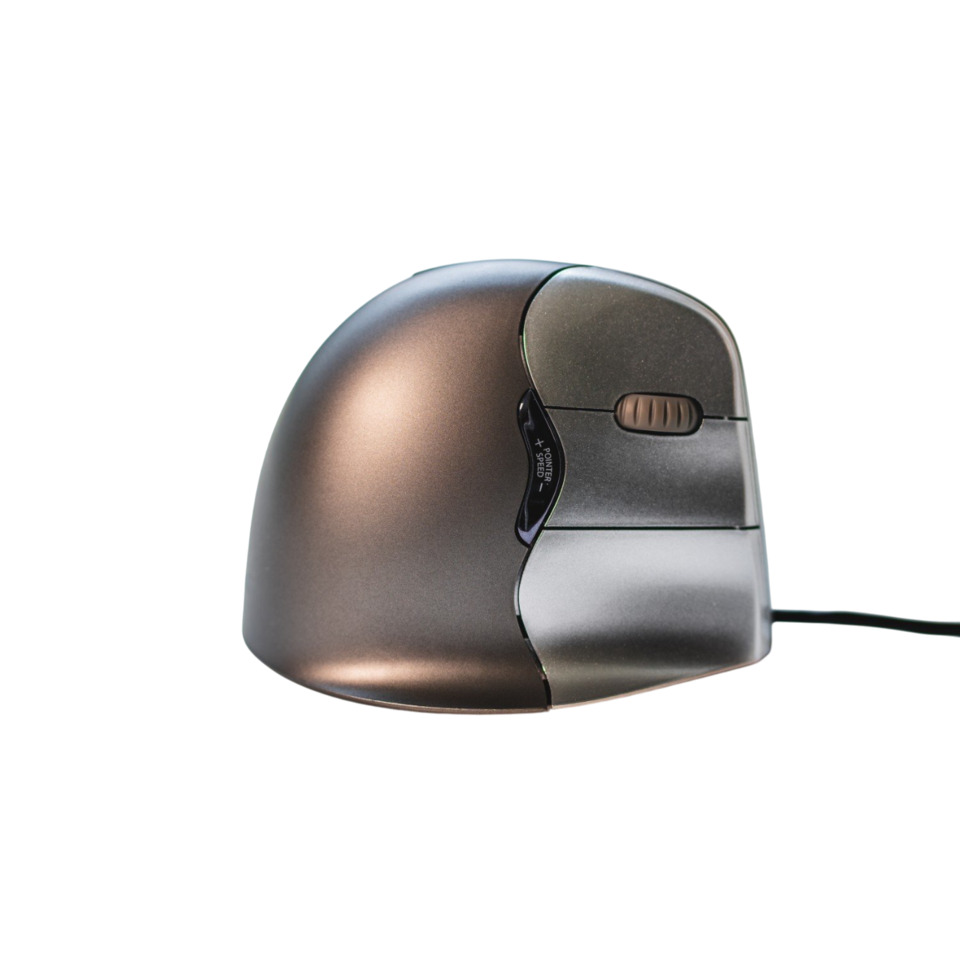 Maus, Kabellose?, Ergonomisch, Scrollrad, USB-Kabel, Silber, Grau, Metallisch