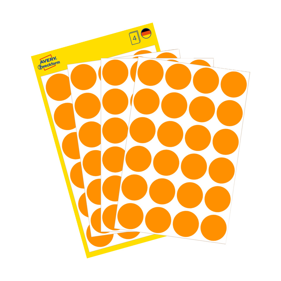 Klebebild, Orangene Aufkleber, Wanddeko, Druckpapier, Stickerblätter