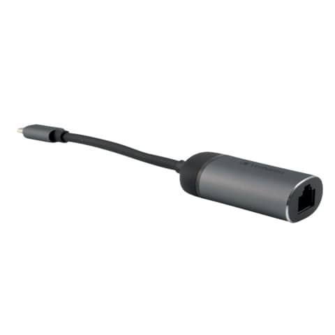 Adapter USB-C Ethernet, schwarz/grau VERBATIM VER49146