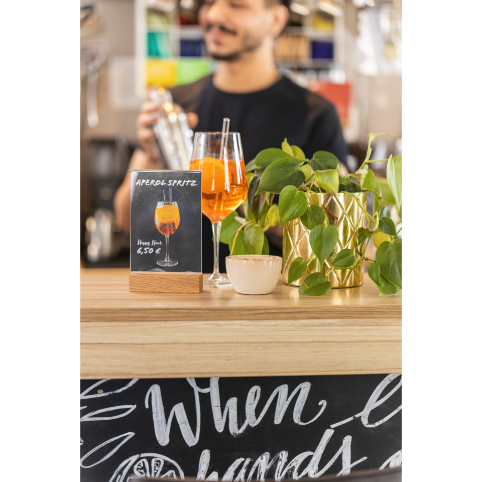 Aperol Spritz, Cocktail, Glas, Bar, Pflanze