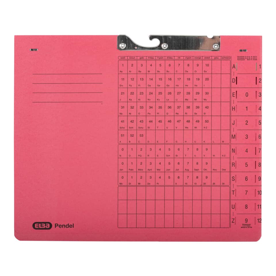 pink, clipboard, kalender, gitter, ELBA Pendel