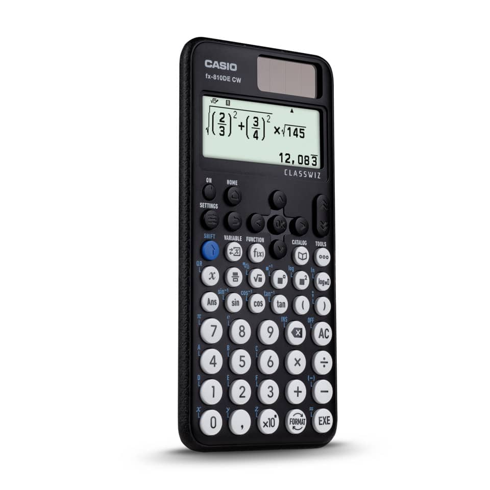 Taschenrechner, Casio fx-810DE, Wissenschaftlicher Taschenrechner, LCD-Anzeige, Tastaturknöpfe