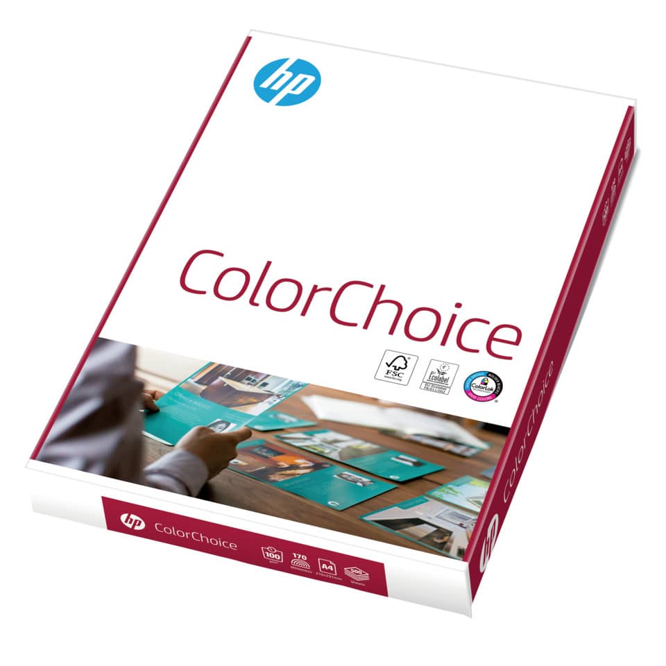 Farbdrucker, ColorChoice, HP, Schachtel, Verpackung