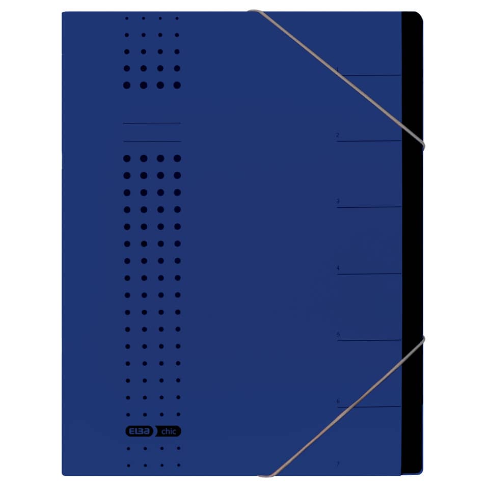notebook, blue, ring binder, holes, elastic band