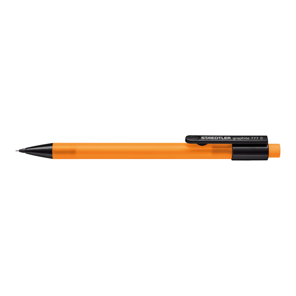 Bleistift, Graphitstift, orange, Radiergummi, Clippen