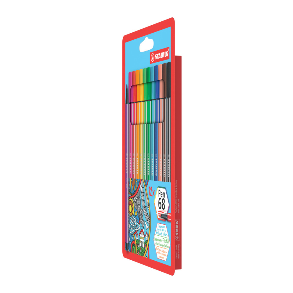 Marker, Farbstifte, 12 Farben, Stift-Set, Kunstbedarf