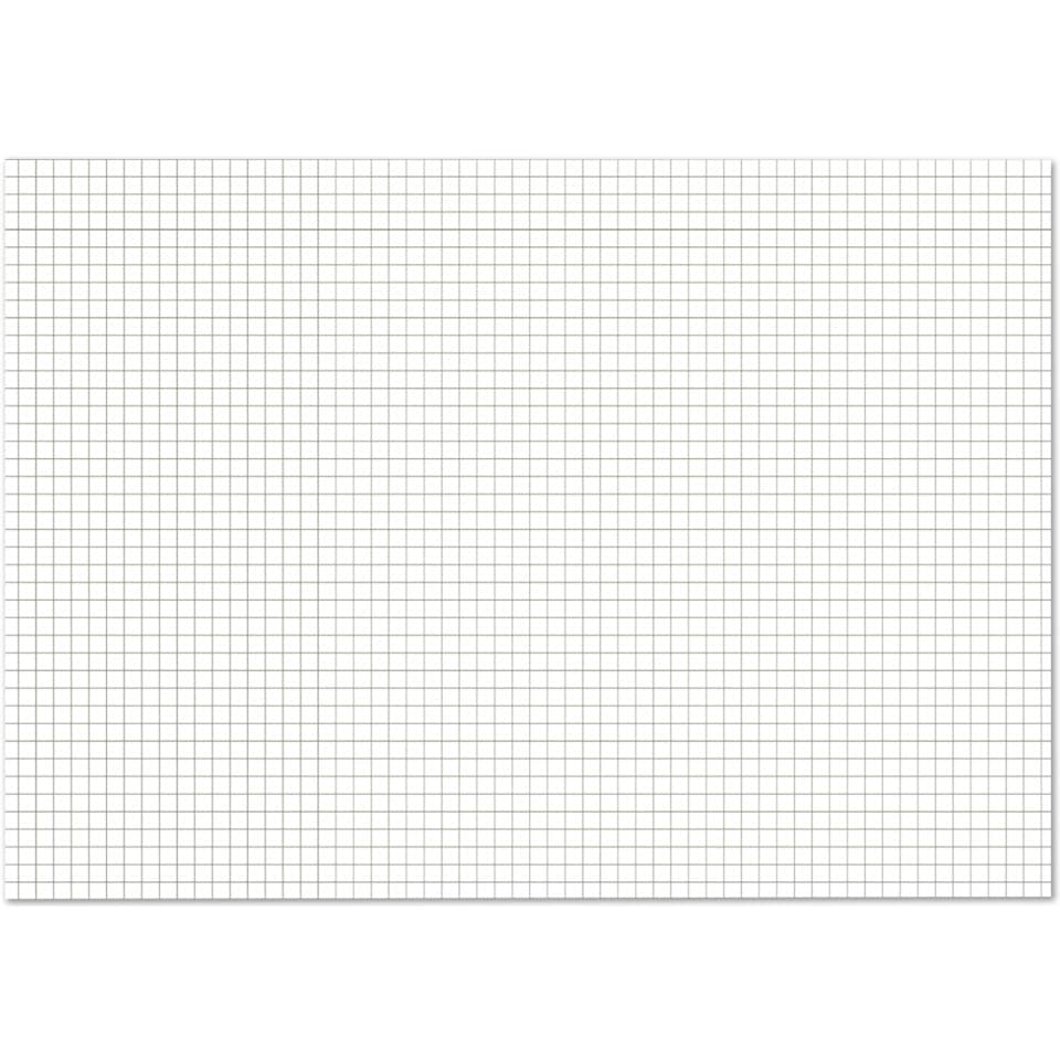 Gridmuster, weiße Rasterfläche, Graphpapier, schlichte Oberfläche, Flachliegend