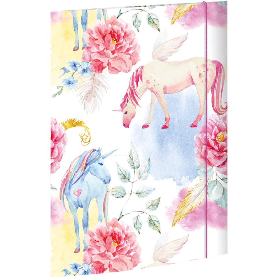 einhorn, unicorn, muster, blumen, pastellfarben