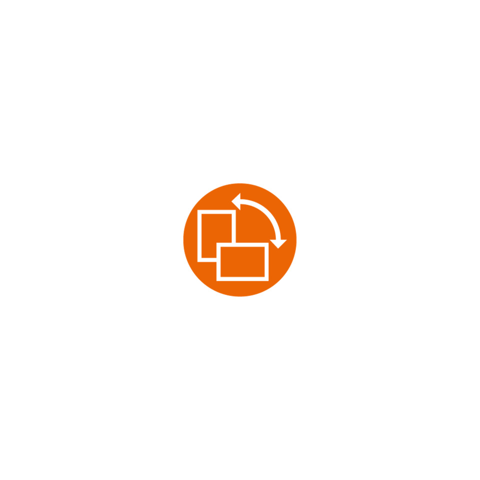 adapter, graphic, icon, austausch, zwei-rechtecke