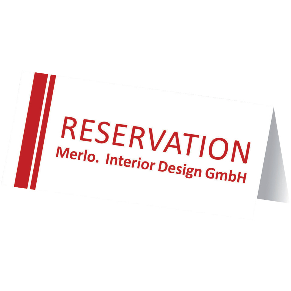 Reservation, Merlo, Innenraumgestaltung, GmbH, Banner