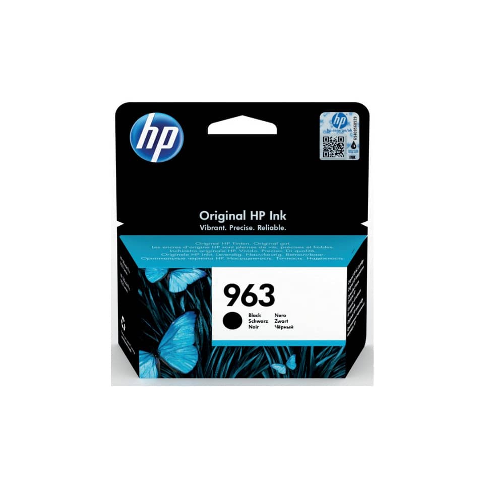 Tintenpatrone, Original HP Tinte, Schwarz, 963 Schwarz, Tintenkit